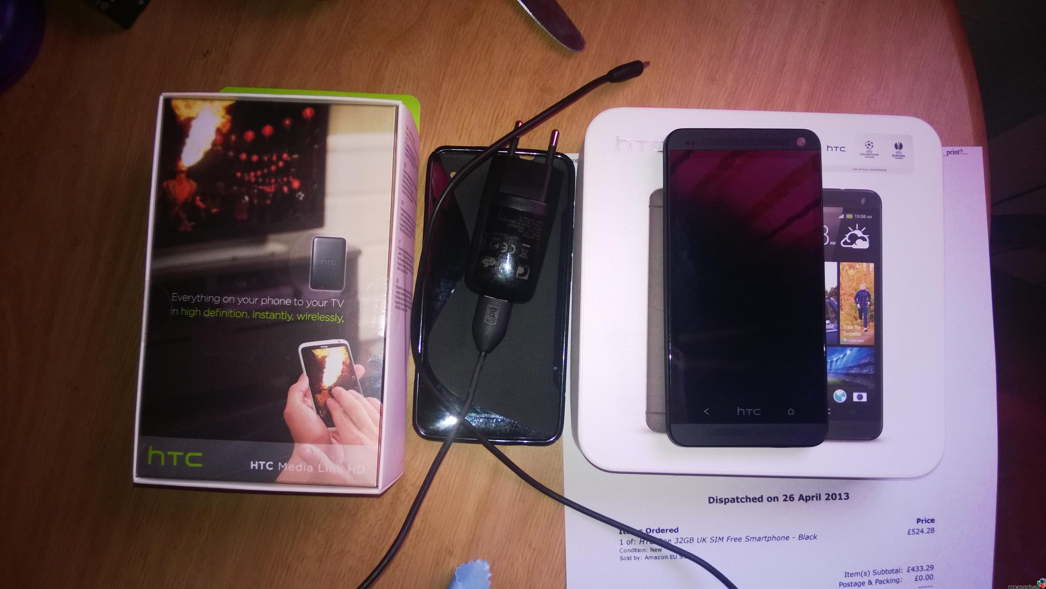 [VENDO] HTC ONE Negro 32 Gb Libre de Origen  Medialink incluido 320 
