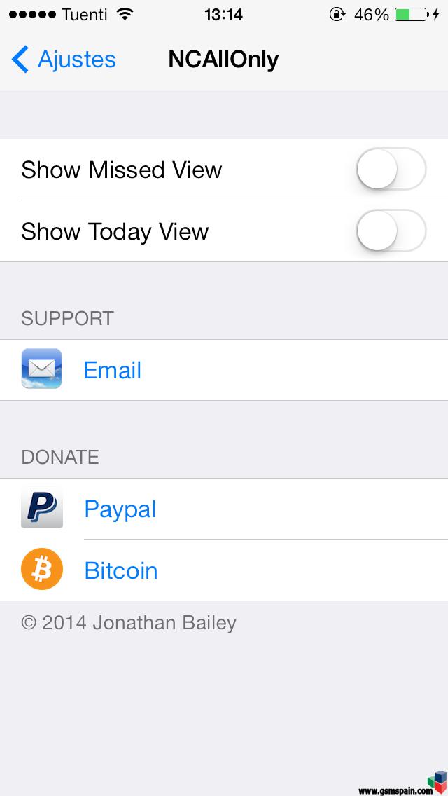 Tweaks compatibles con Jailbreak iOS7