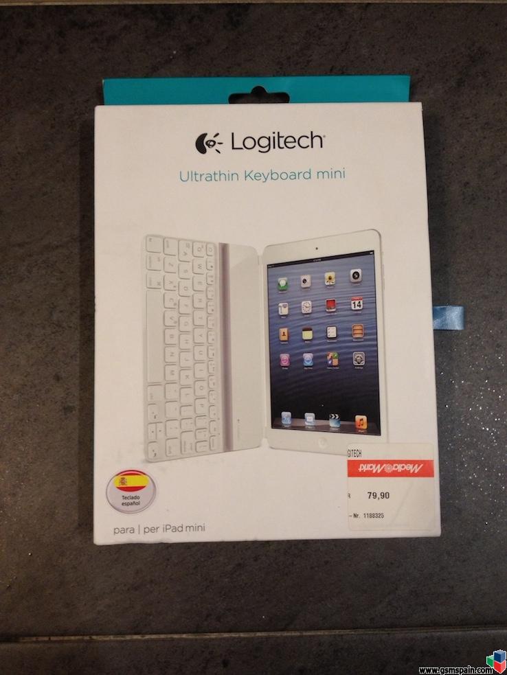 [VENDO] Teclado Logitech Ultrathin iPad Mini (Blanco)