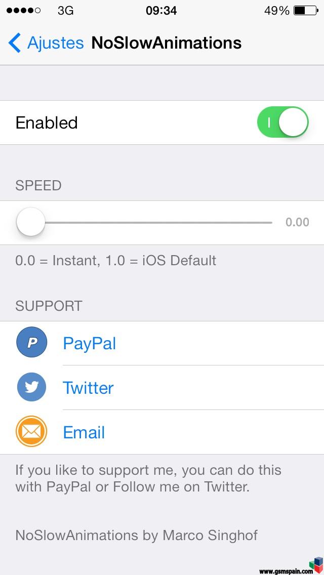 Ensea tu escritorio iOS 7