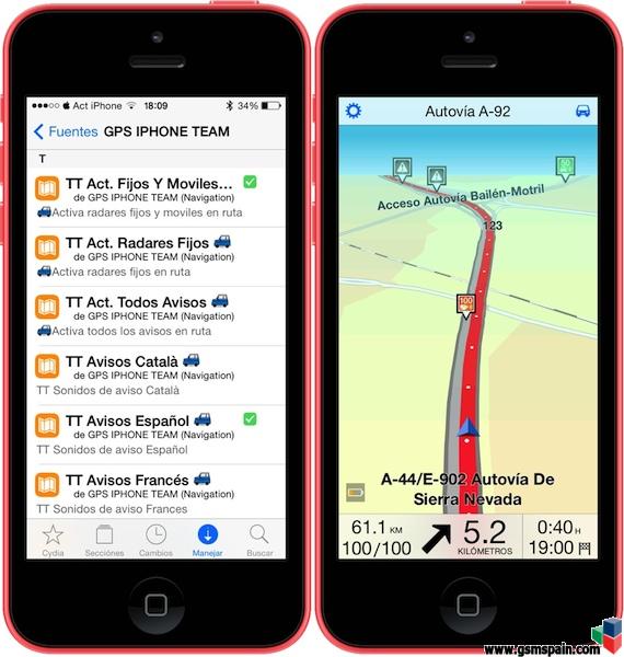 GPSiPhoneTeam aade avisos de radares a TomTom (Cydia)