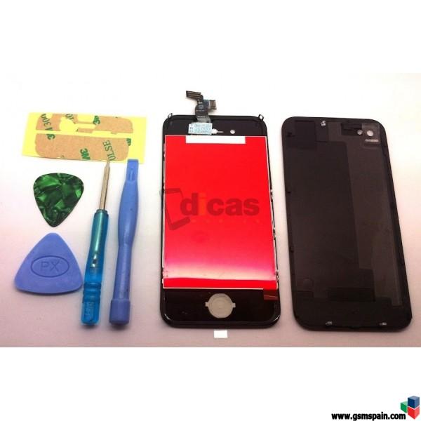 [VENDO] kit pantalla completa iphone 4s + cristal trasero+ herramientas+ pegatina