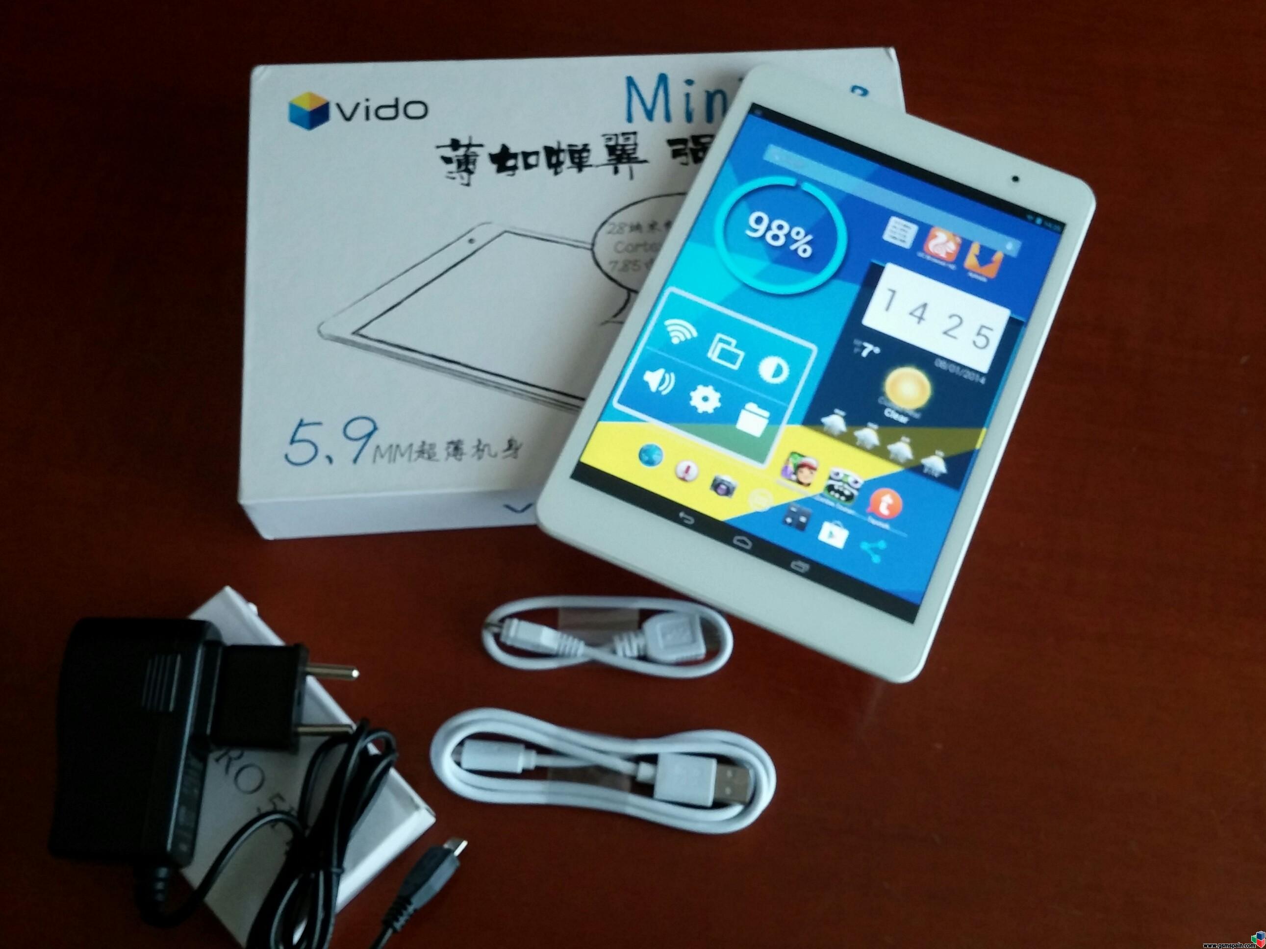[VENDO] Tablet Yuandao Vido Mini One (iPad Mini) - Quad-Core, 2GB RAM - COMO NUEVA