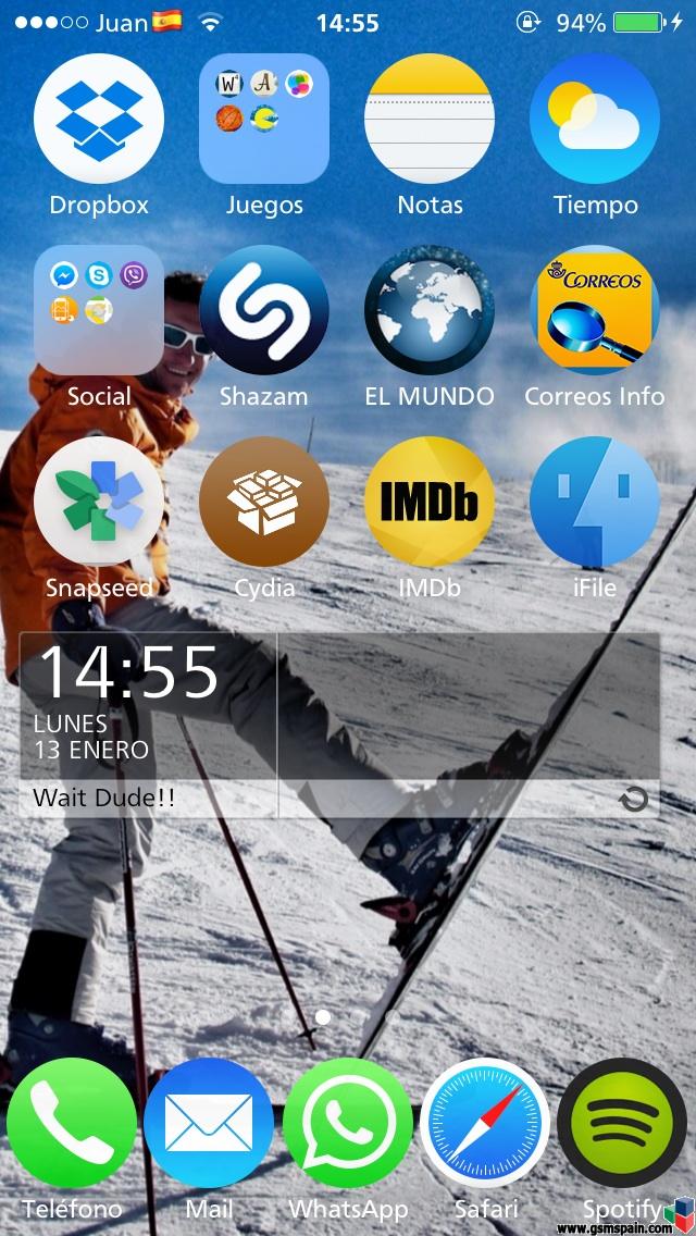 Ensea tu escritorio iOS 7