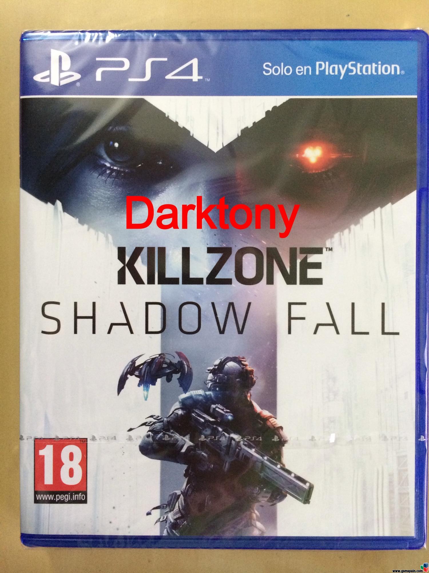 [VENDO] Vendo Killzone Shadow Fall de PS4 a estrenar, precintado.