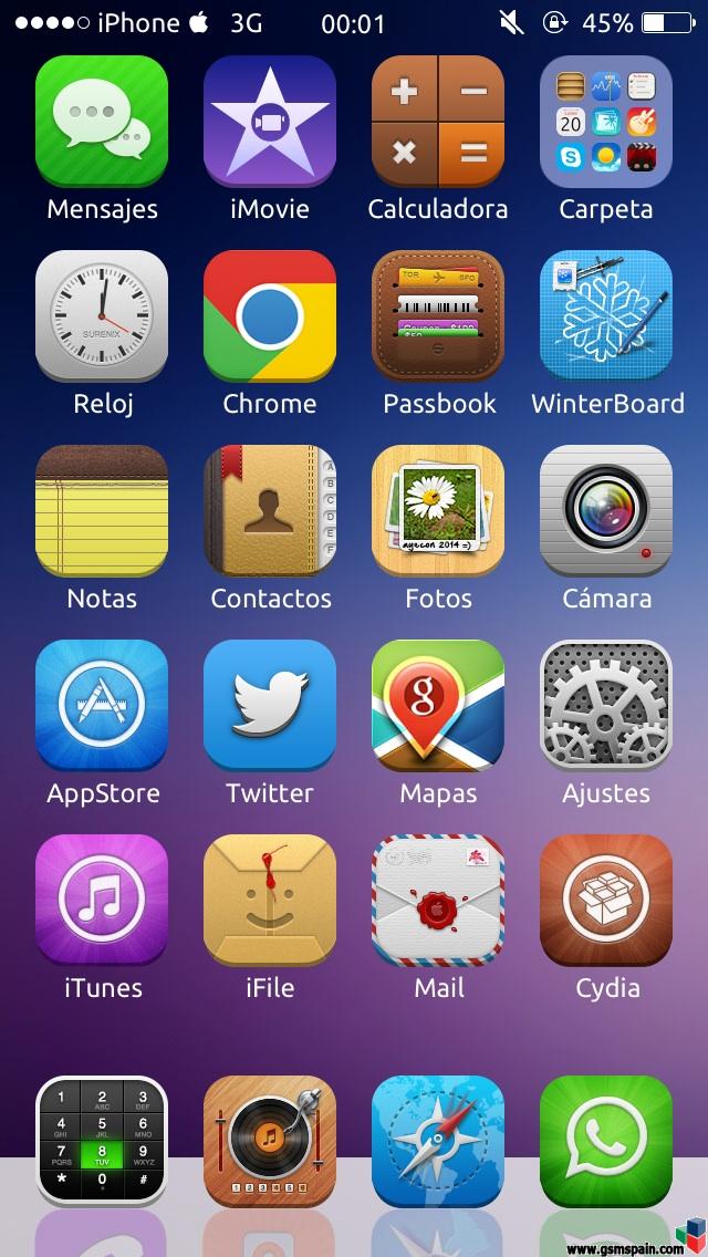 Ensea tu escritorio iOS 7