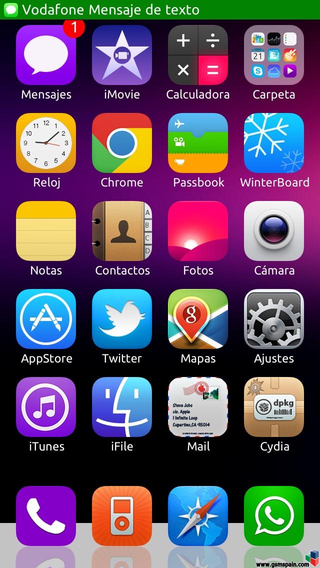 Tweaks compatibles con Jailbreak iOS7