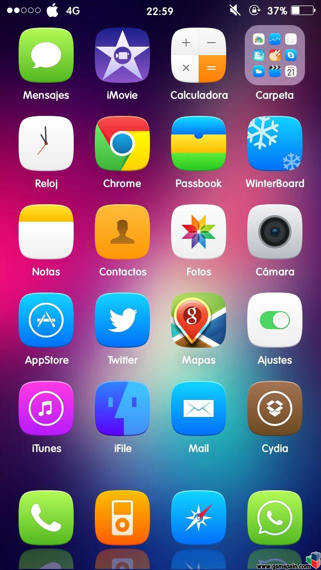 Ensea tu escritorio iOS 7