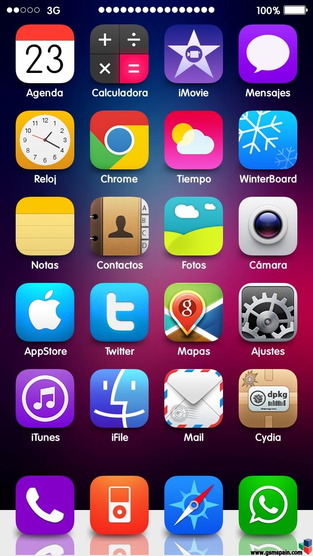 Ensea tu escritorio iOS 7