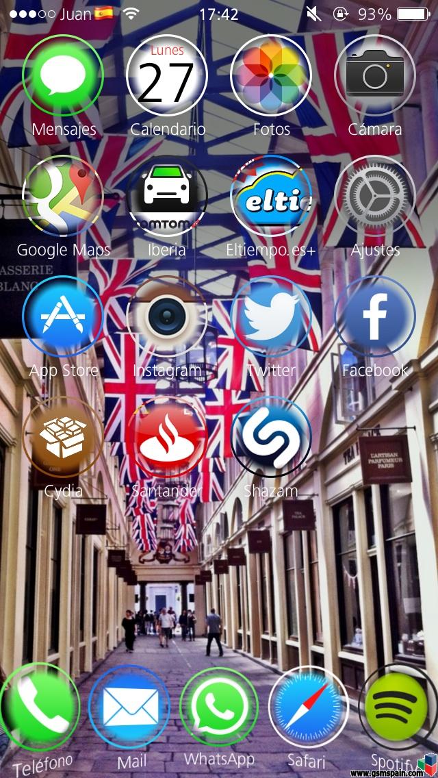 Ensea tu escritorio iOS 7