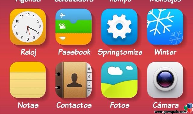 Ensea tu escritorio iOS 7