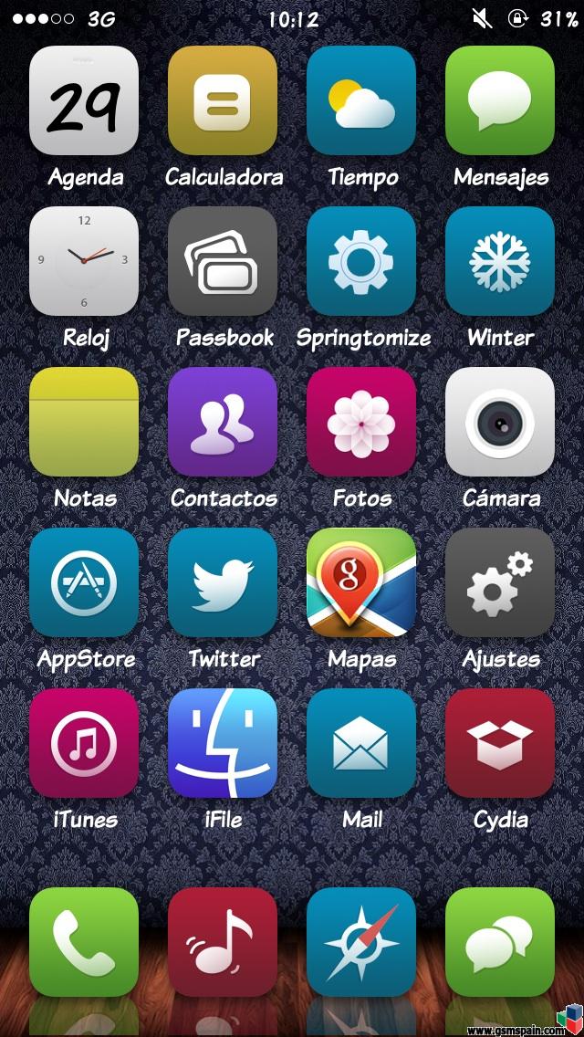 Ensea tu escritorio iOS 7