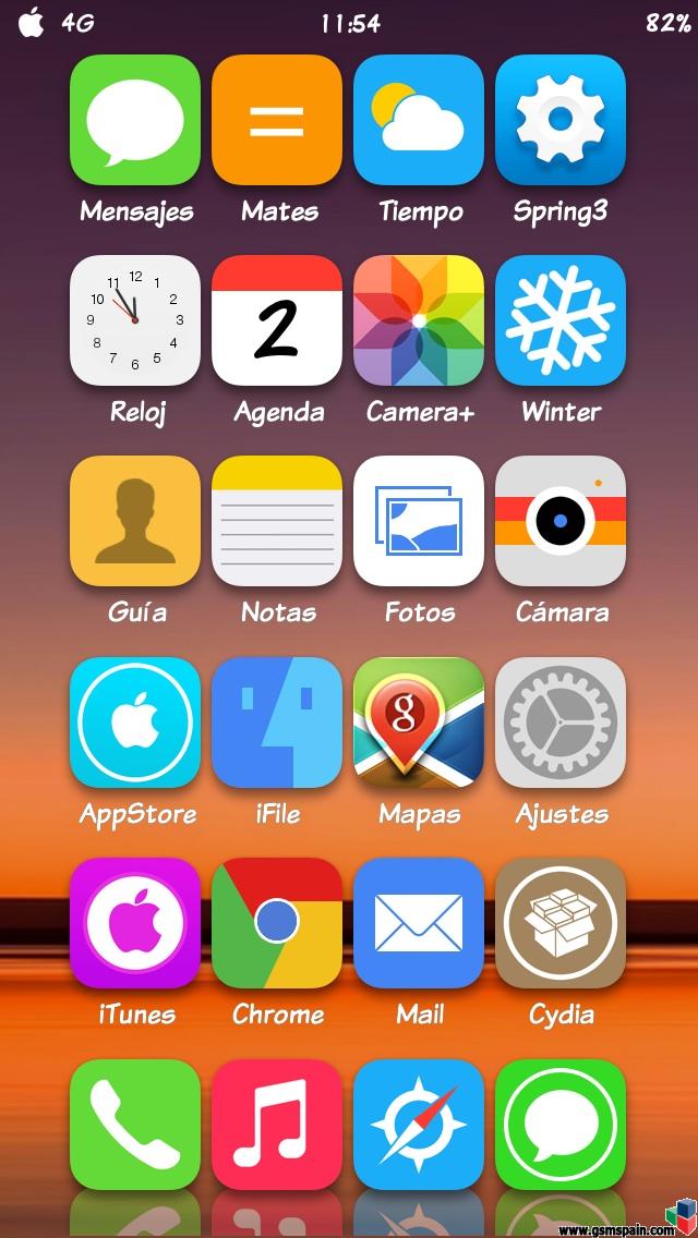Ensea tu escritorio iOS 7