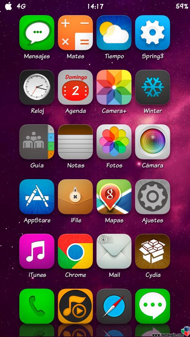 Ensea tu escritorio iOS 7