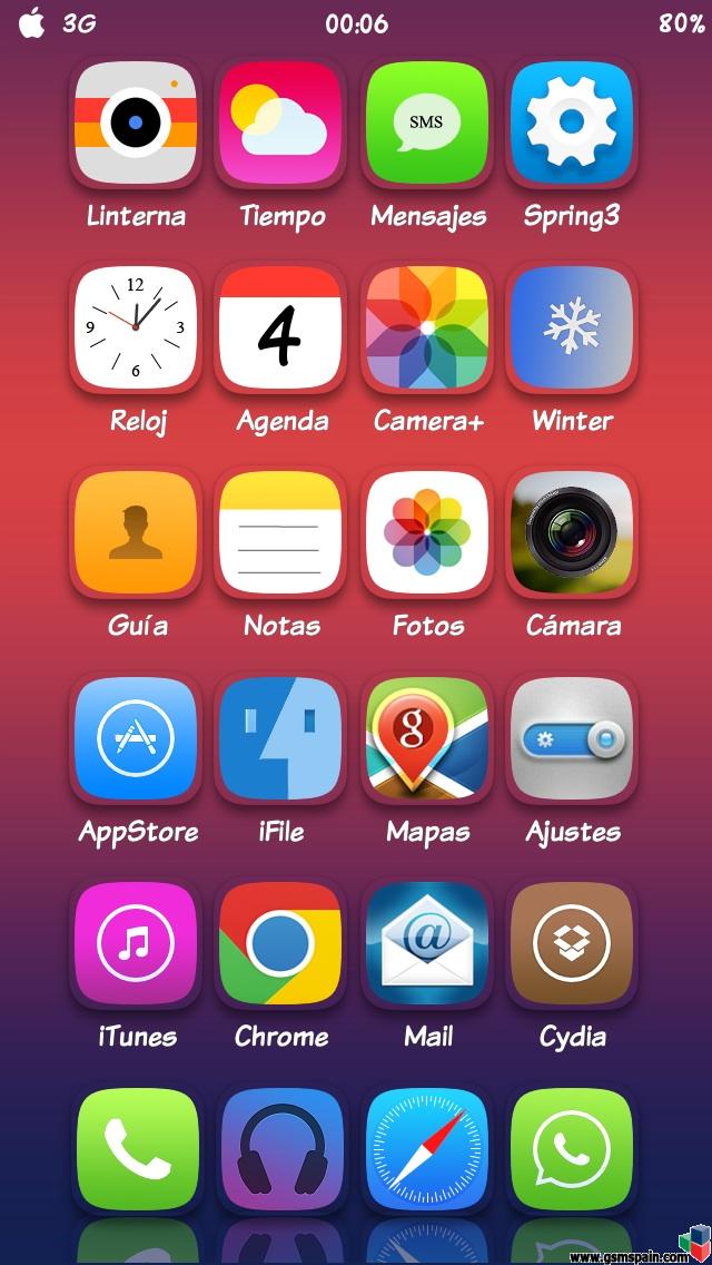 Ensea tu escritorio iOS 7