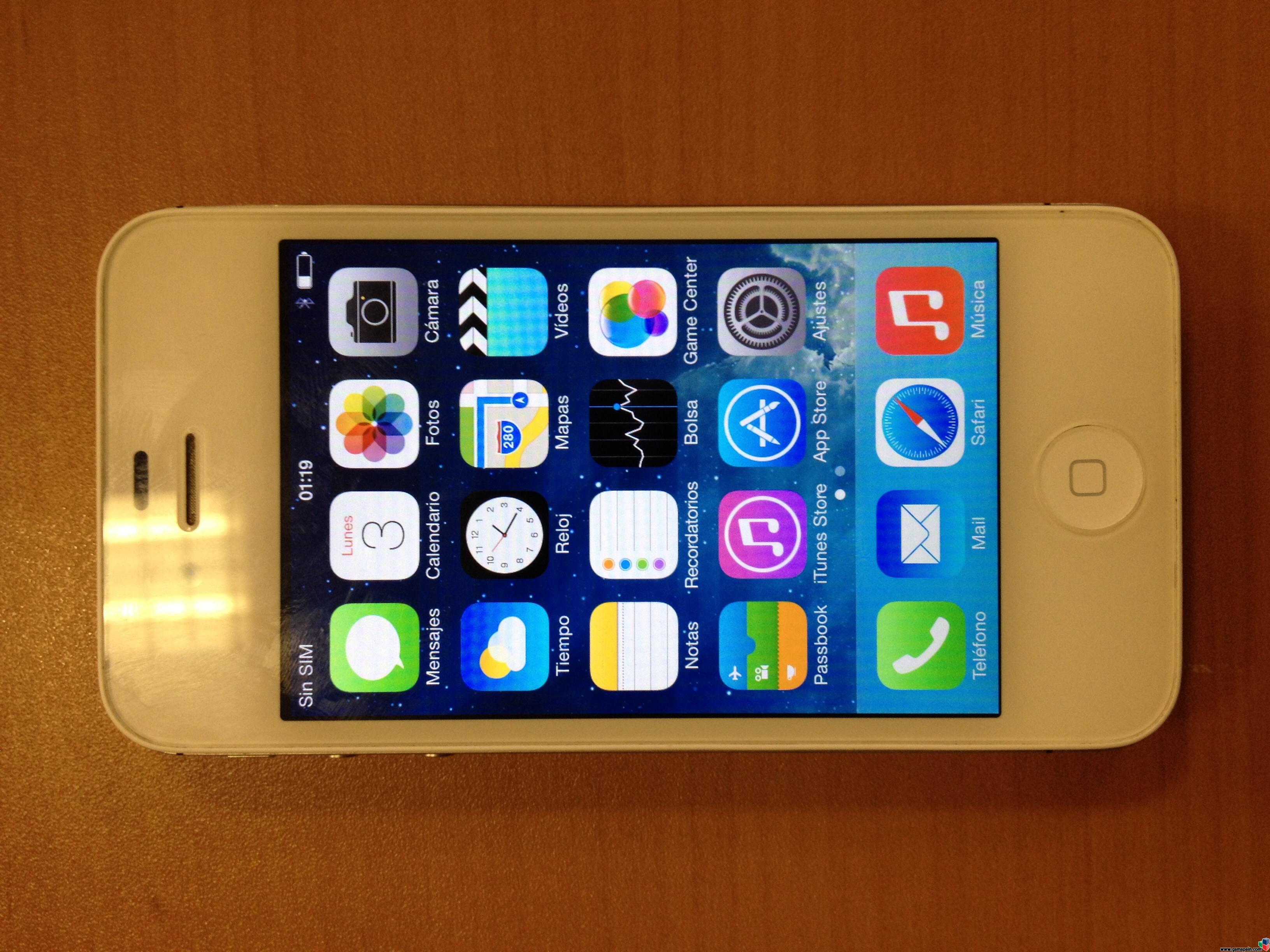 [VENDO] iPhone 4S 16 gb blanco estropeado