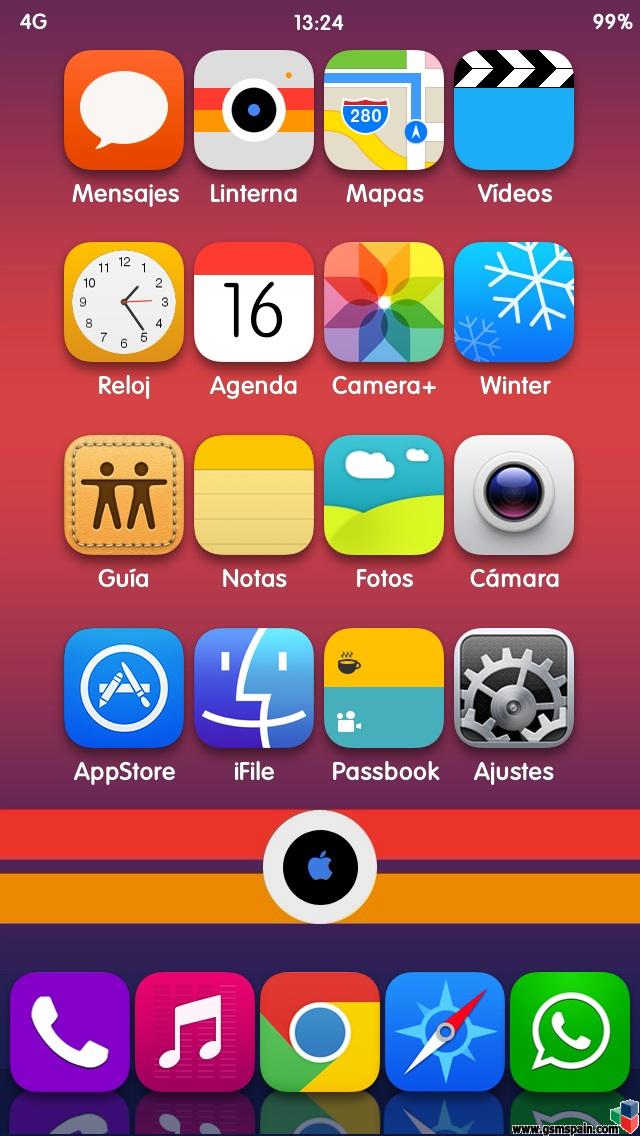 Ensea tu escritorio iOS 7
