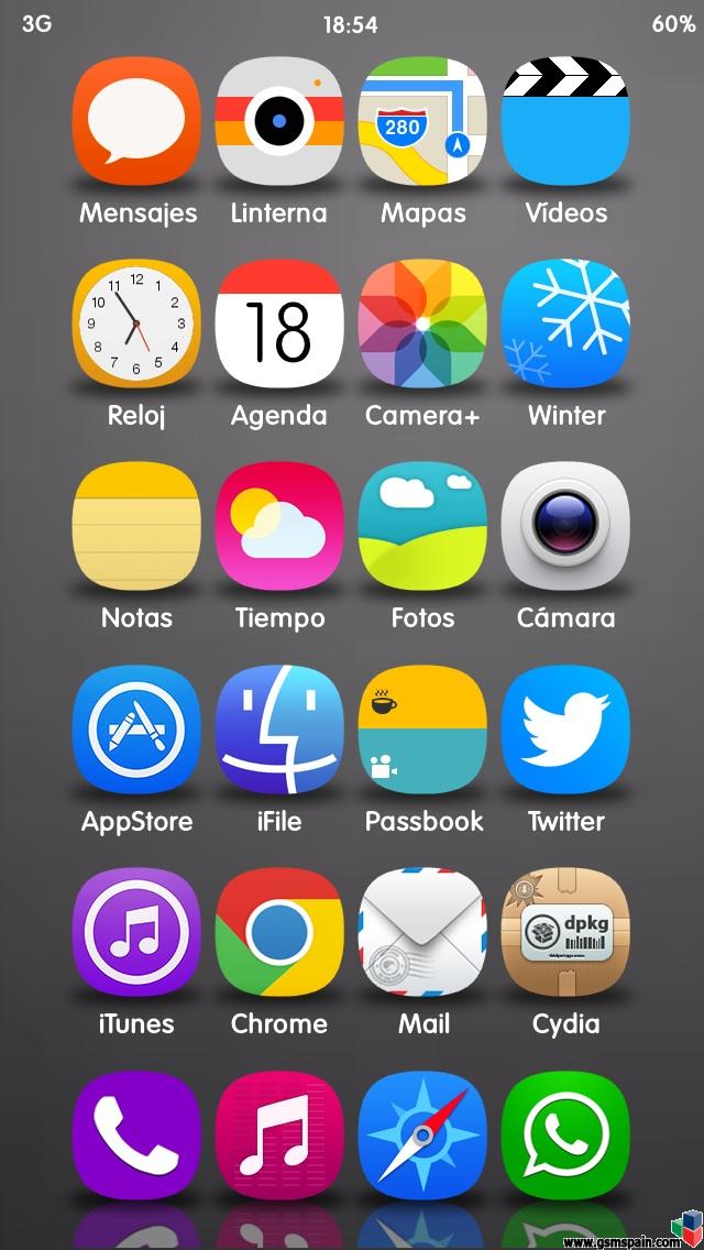 Ensea tu escritorio iOS 7