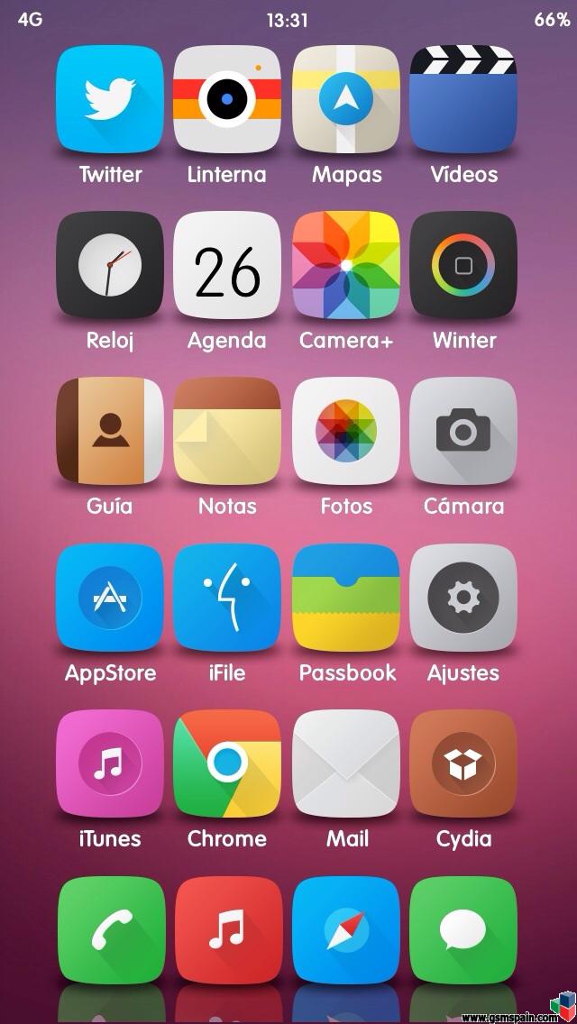 Ensea tu escritorio iOS 7