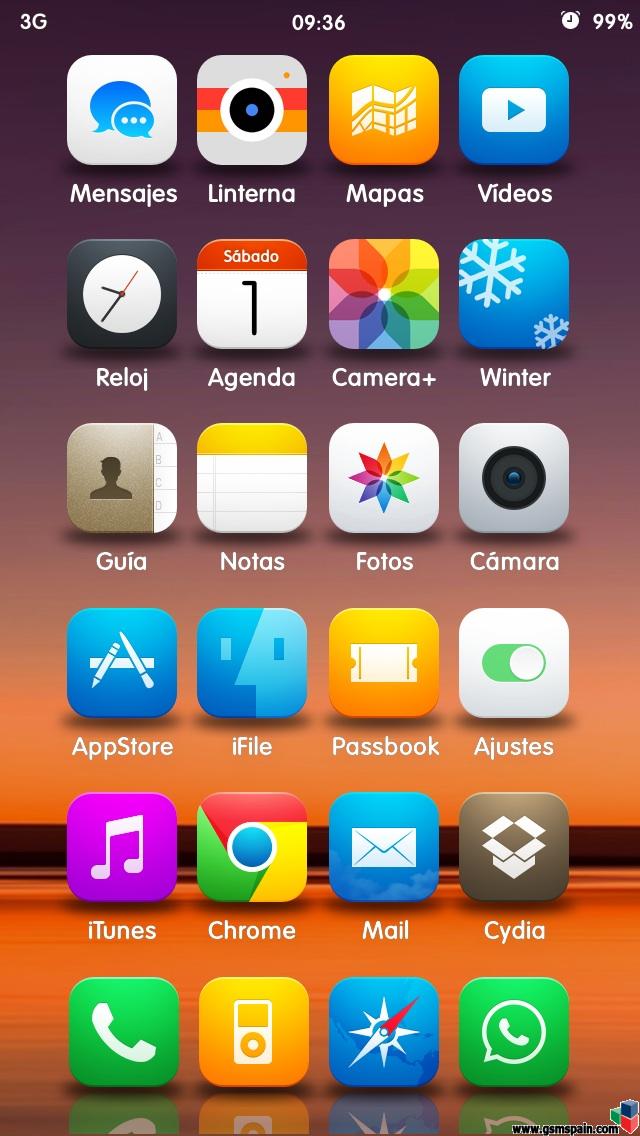 Ensea tu escritorio iOS 7