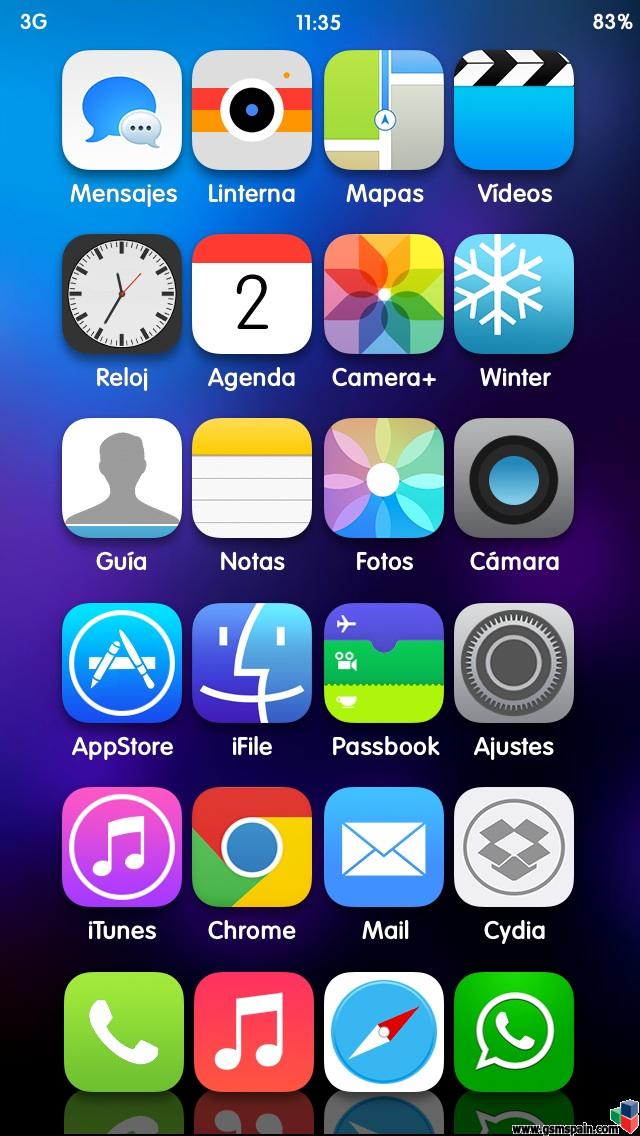 Ensea tu escritorio iOS 7