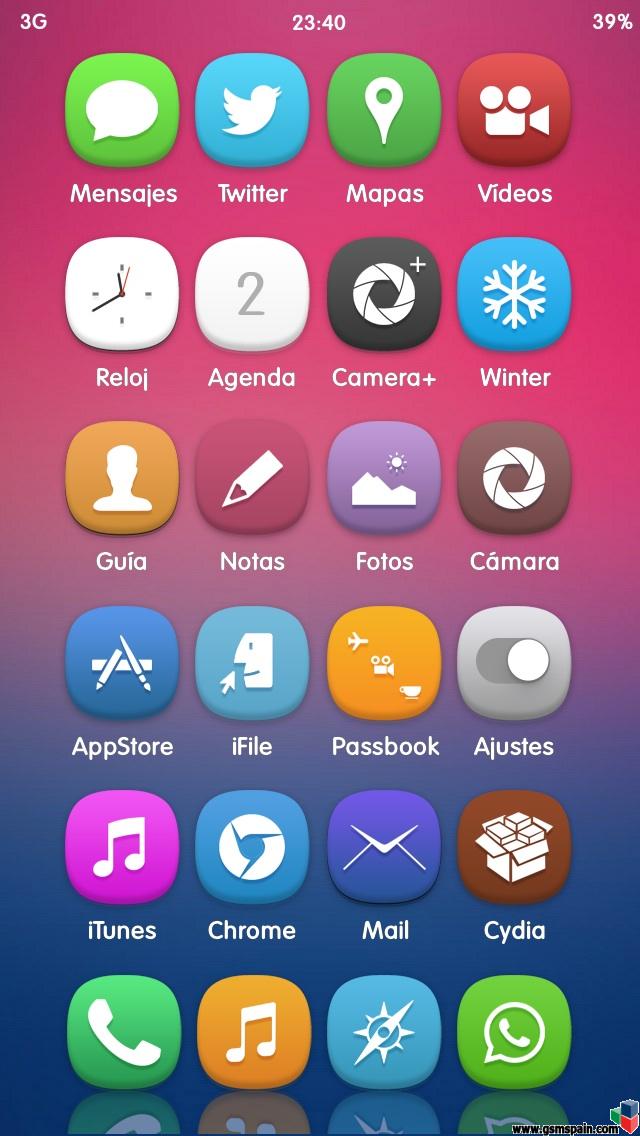 Ensea tu escritorio iOS 7