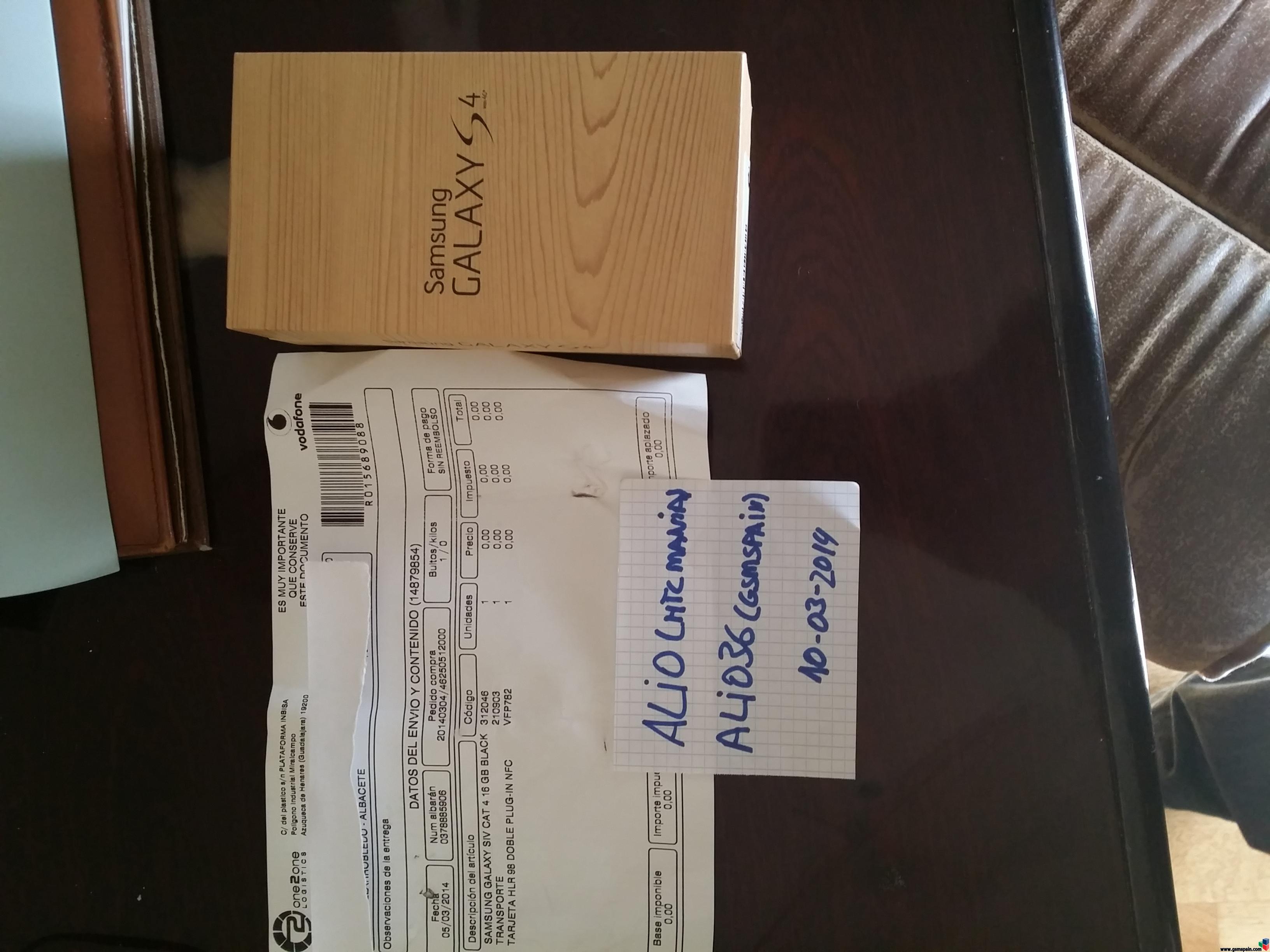 [VENDO] Samsung galaxy s4   precintado, negro.. vodafone