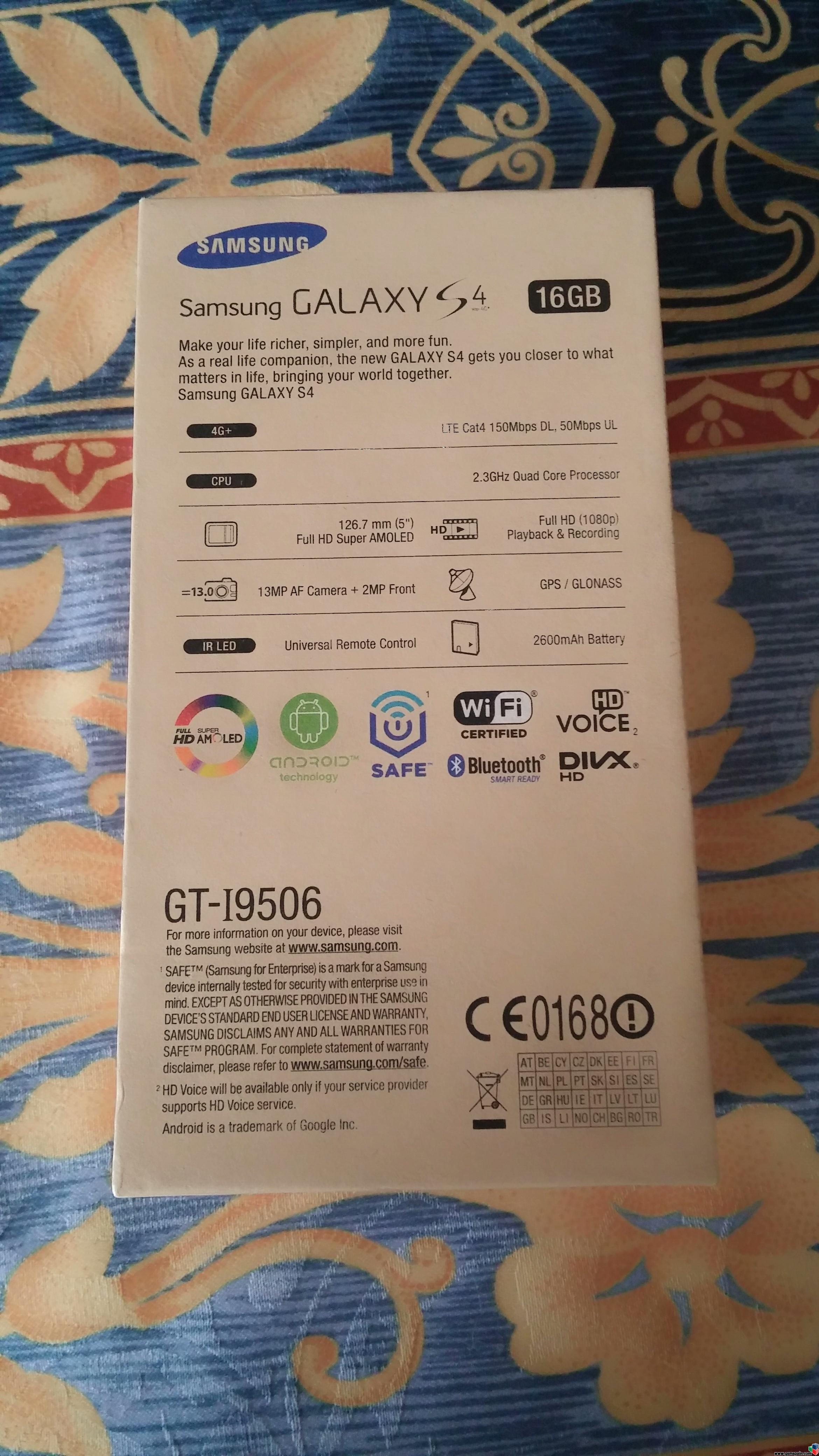 [VENDO] Samsung Galaxy S4 4G+ I9506 - BLANCO - LIBRE - PRECINTADO - 370€ G.I.