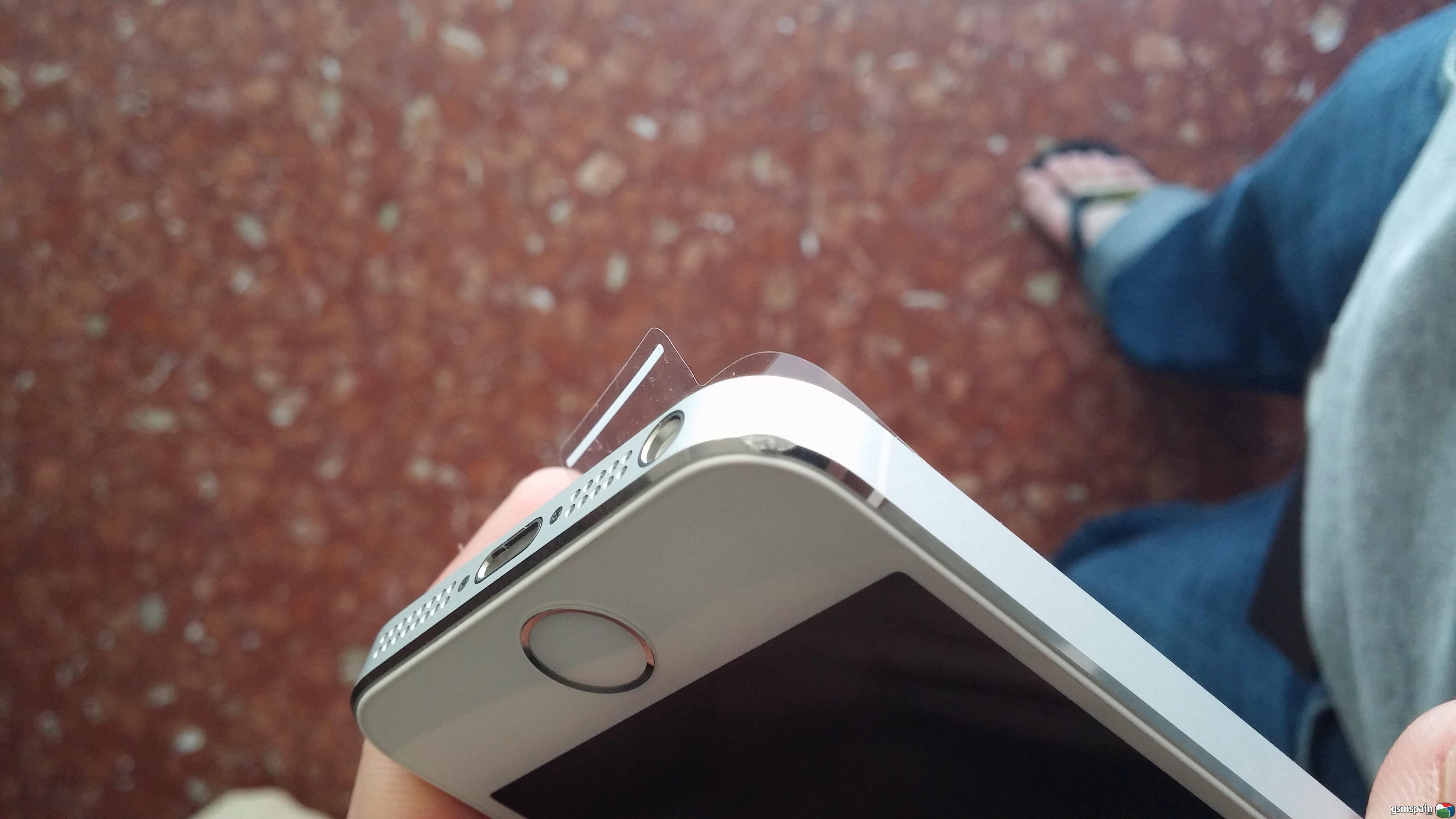 [CAMBIO] Iphone 5s 64gb plata orange con factura, menos de 1 mes