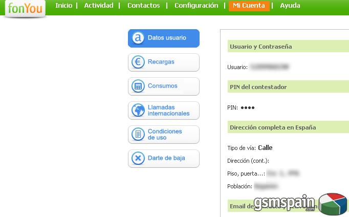 Pregunta: como de doy de baja de Fonyou