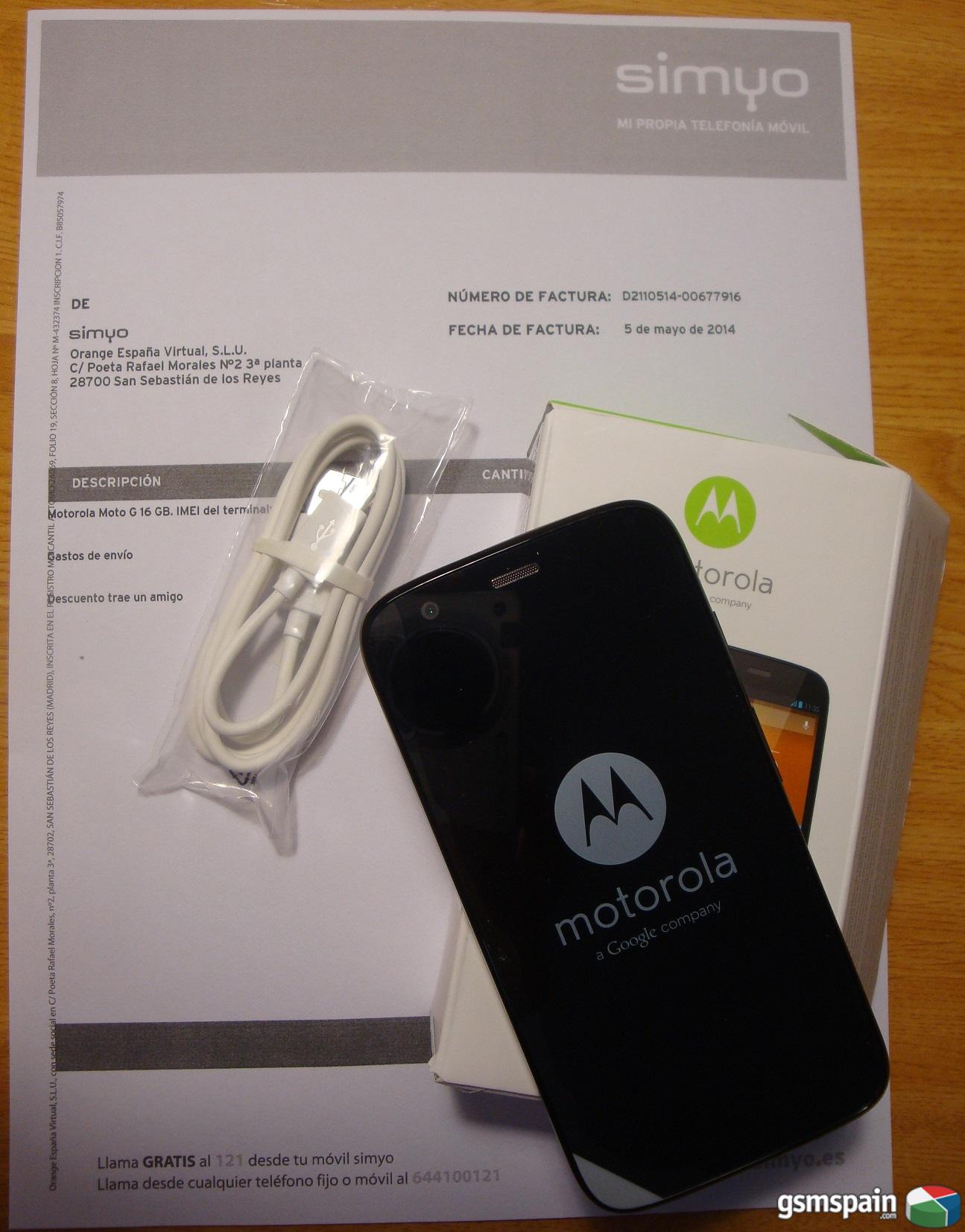 [VENDO] Motorola Moto G 16GB Libre nuevo, a estrenar