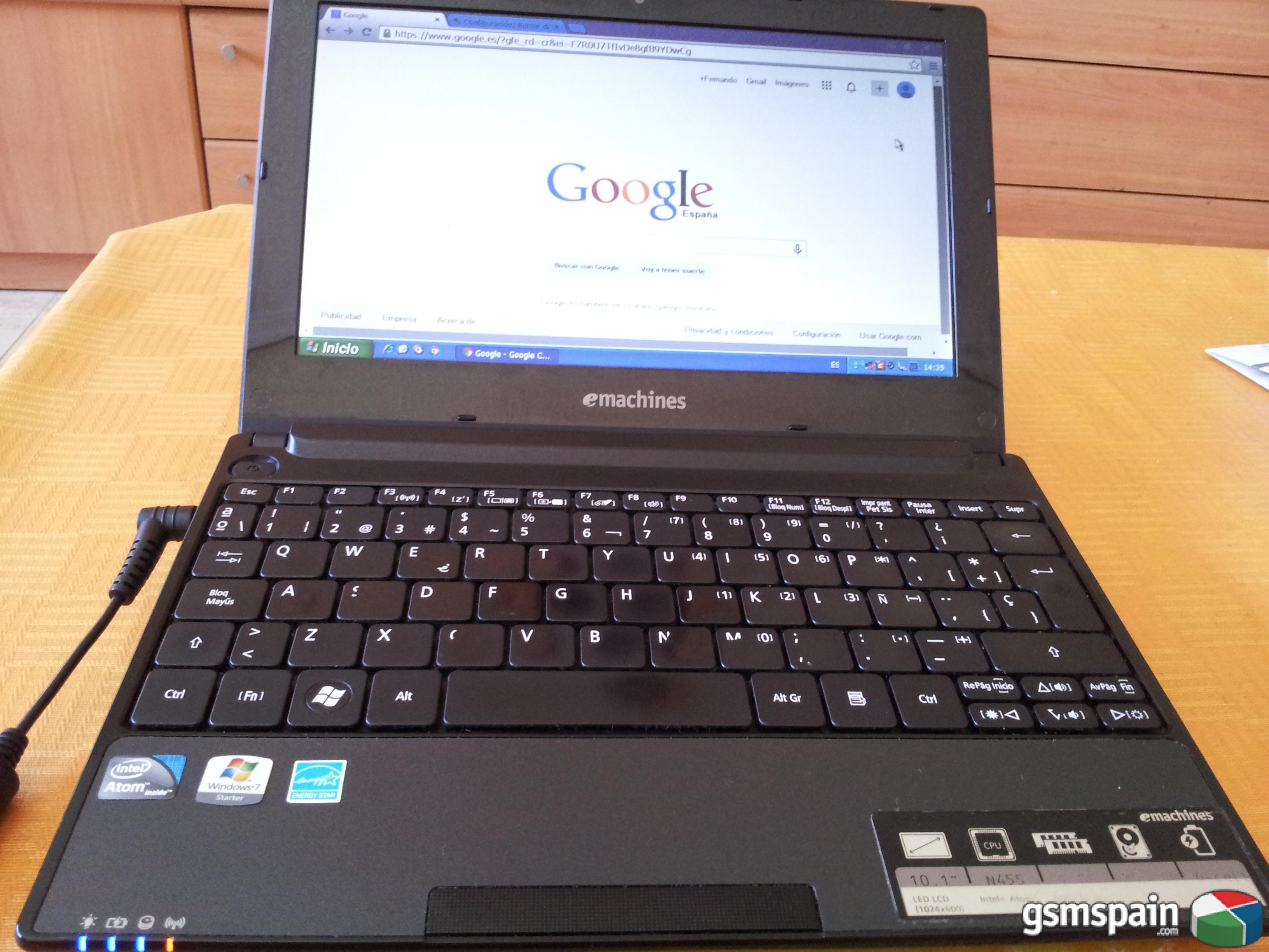 [VENDO] Netbook Acer eMachines impecable