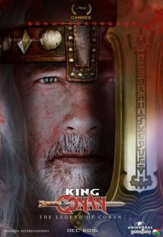 'King Conan (CONAN REY)', cartel del regreso de Schwarzenegger a la saga