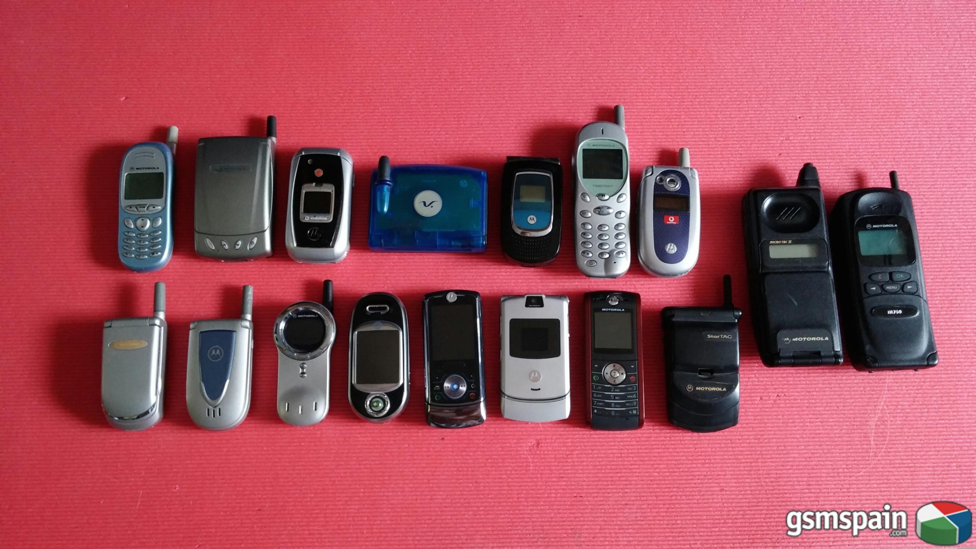 [VENDO] Coleccin de mviles. Lote 3: Motorola, Sony Ericsson, Siemens, Samsung...
