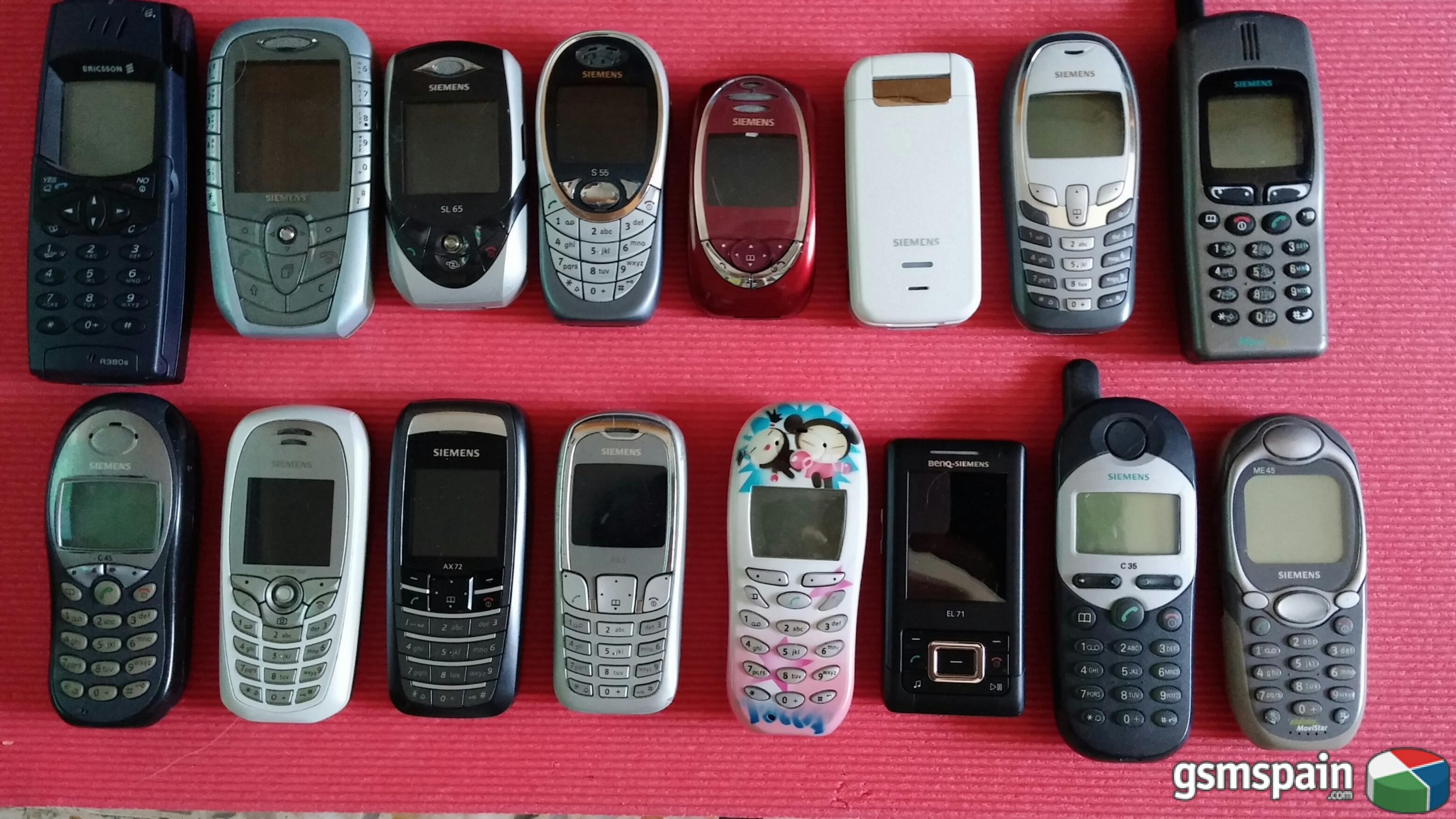 [VENDO] Coleccin de mviles. Lote 3: Motorola, Sony Ericsson, Siemens, Samsung...