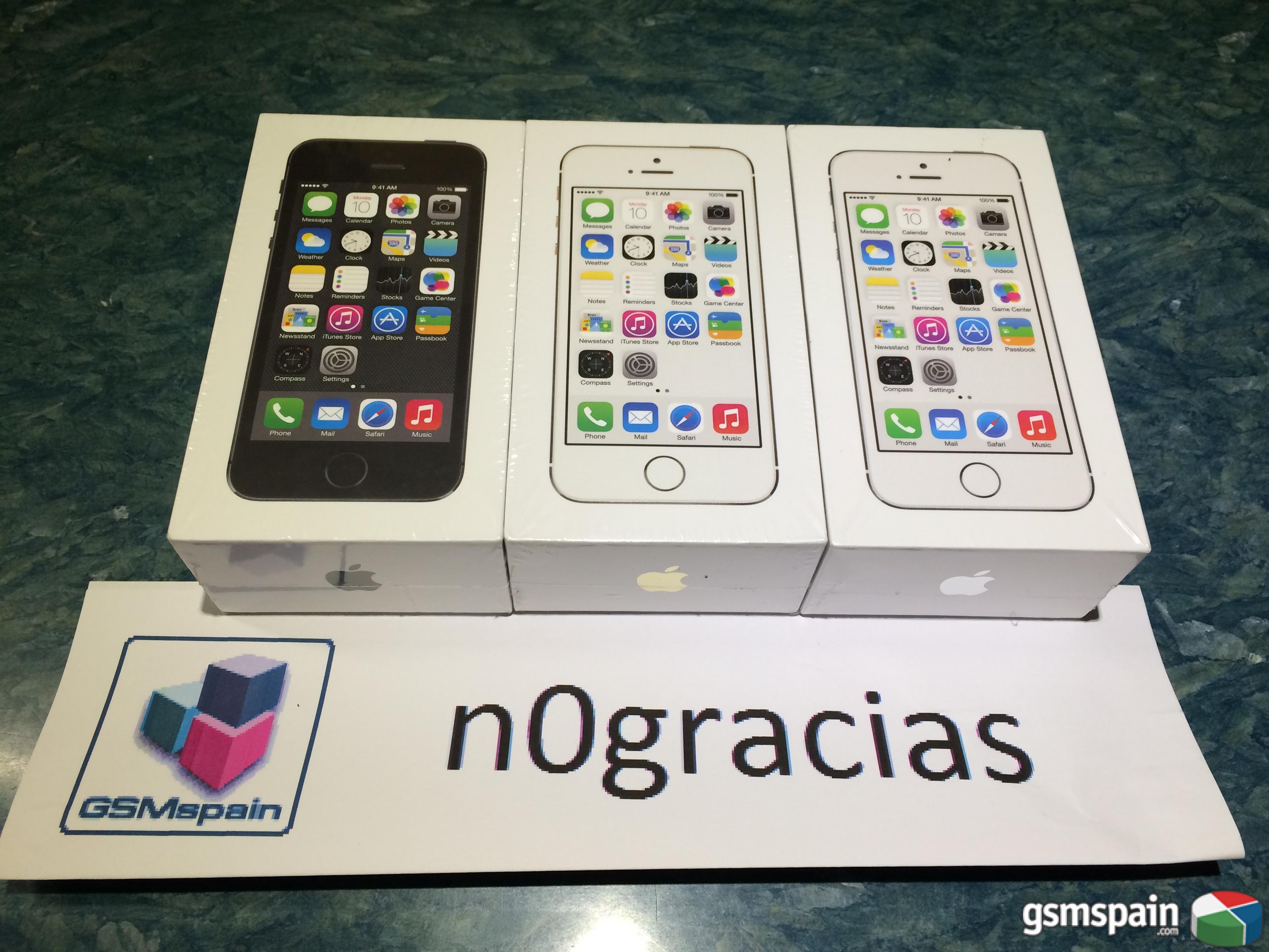[VENDO] Vendo iPhone 5S PRECINTADOS LIBRES!!!!