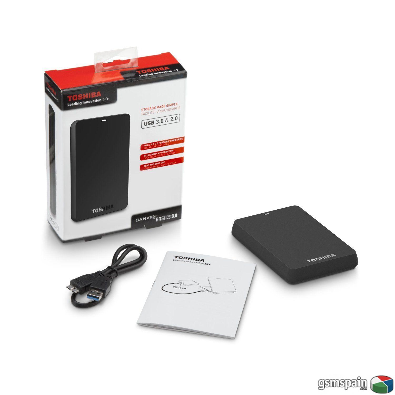 Para llevar Seminario Letrista VENDO] Disco duro externo Toshiba STOR.E Basics 2.5" 1TB USB 3.0 -  Precintados -