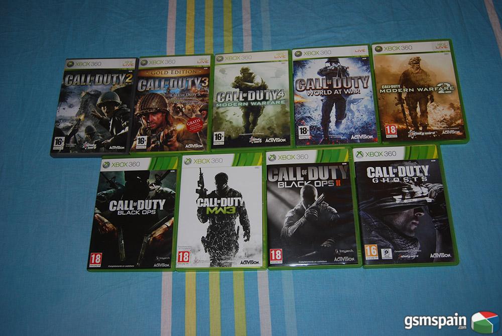 [vendo] Lote Saga Call Of Duty Xbox 360