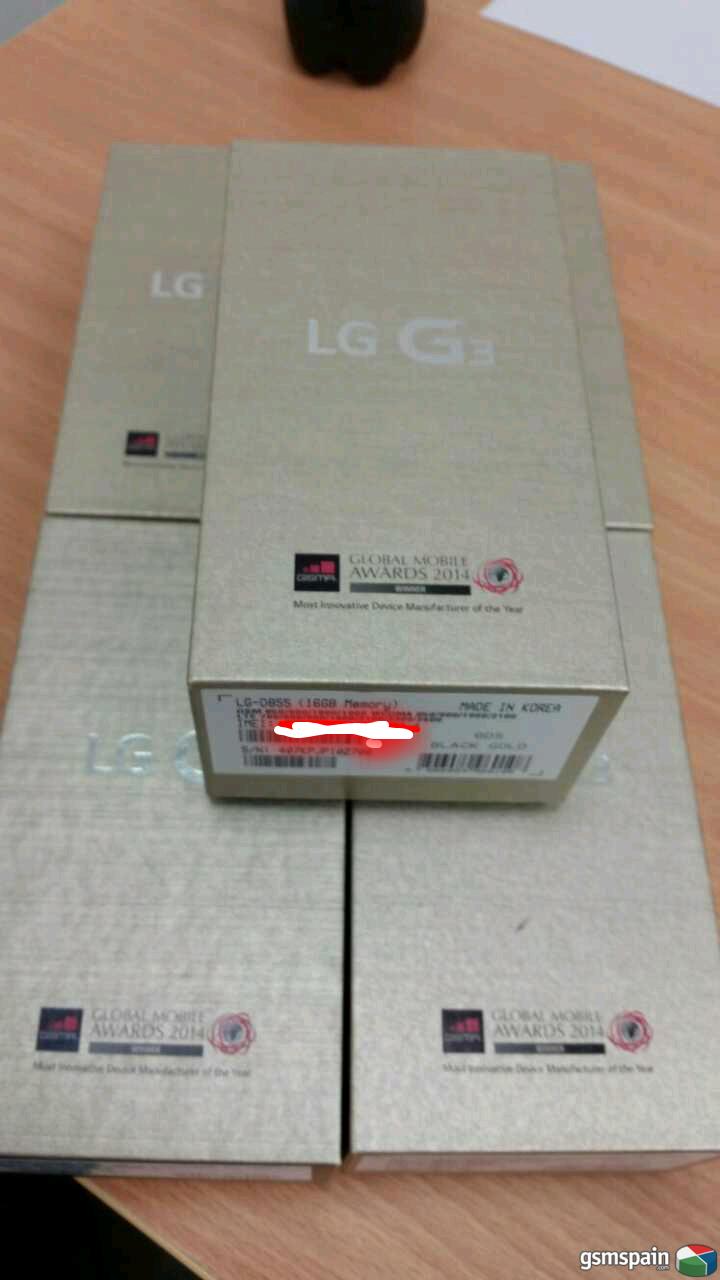 [VENDO] 5 unidades de LG G3 precintados y galaxy TAB 3 wifi precintada
