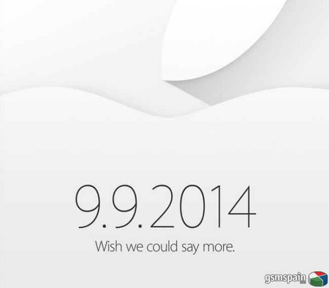 [NOTICIA] Apple comienza a enviar las invitaciones para un evento el 9 de septiembre