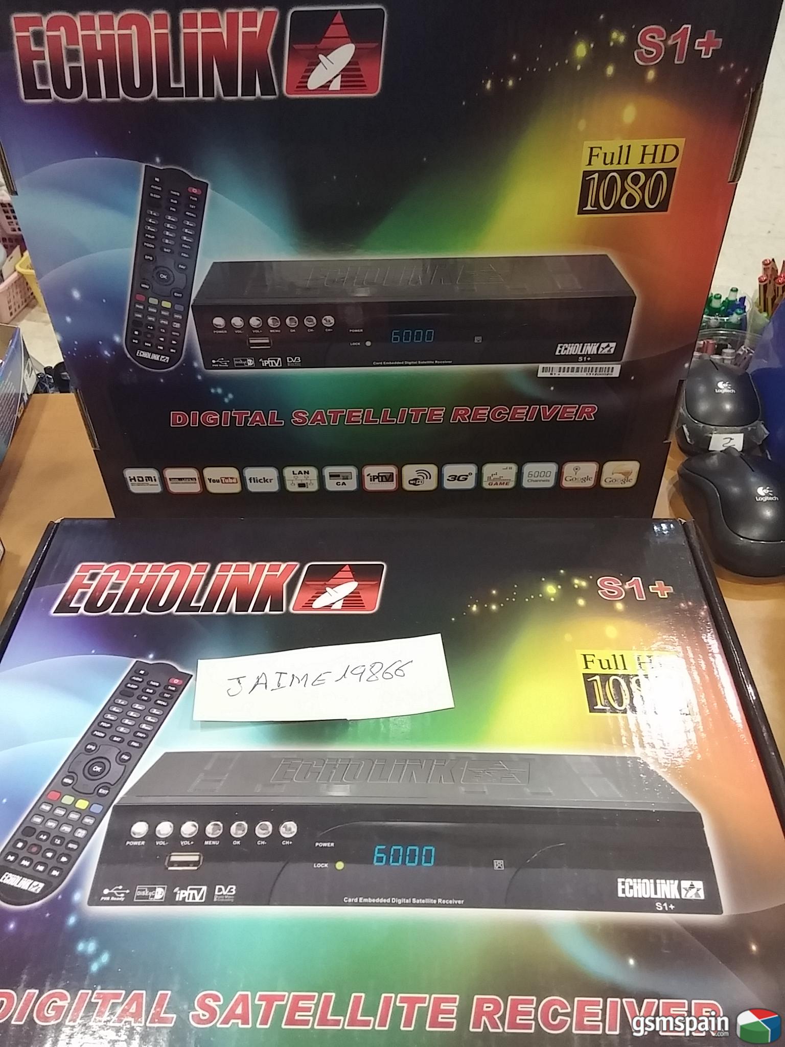 [vendo] Receptores Satelite Echolink S1+ Con Lineas Cccam Privadas