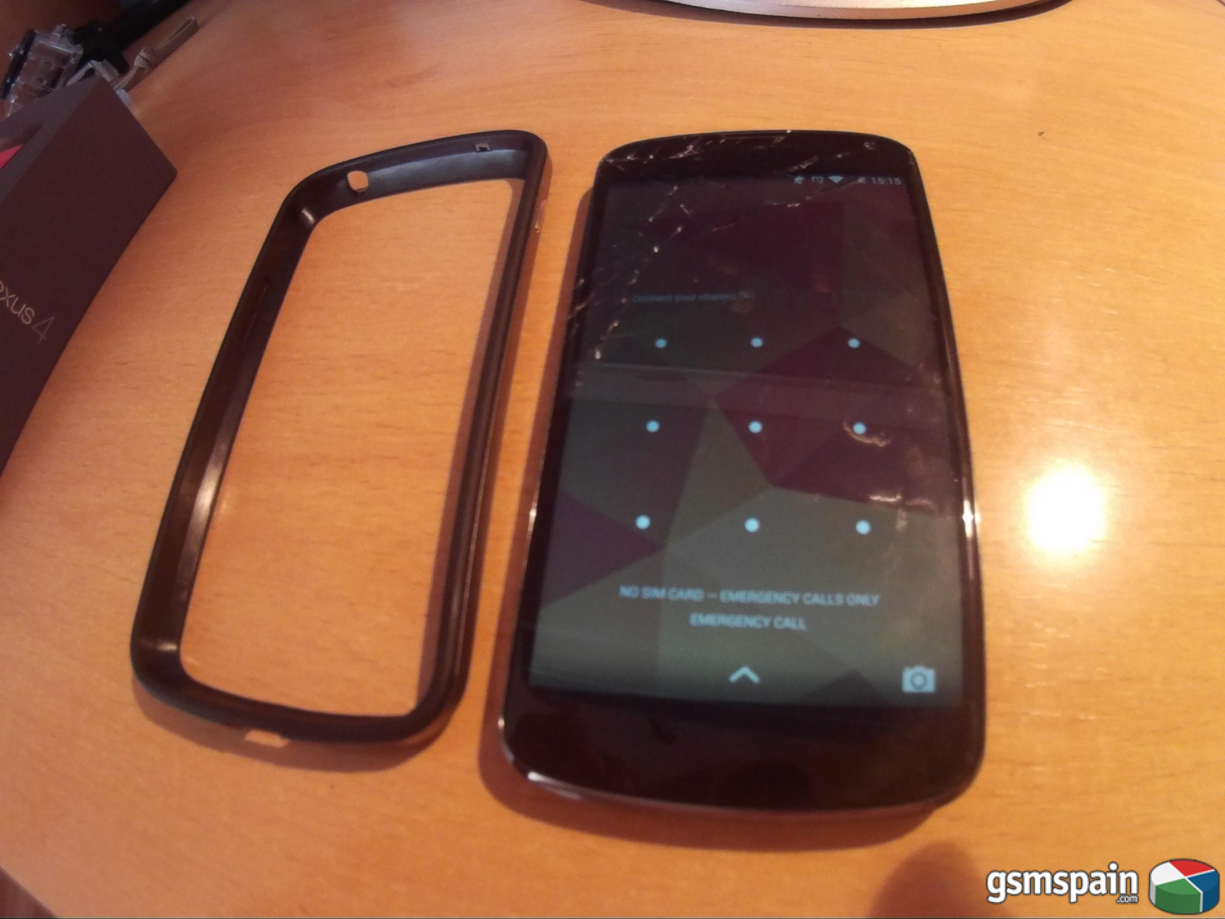 [VENDO] Google Nexus 4 LIBRE pantalla rota 6 meses de uso