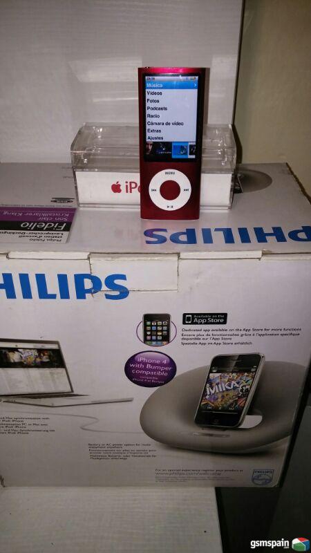 [VENDO] iPod nano 5G 16gb rojo + altavoces Philips Fidelio