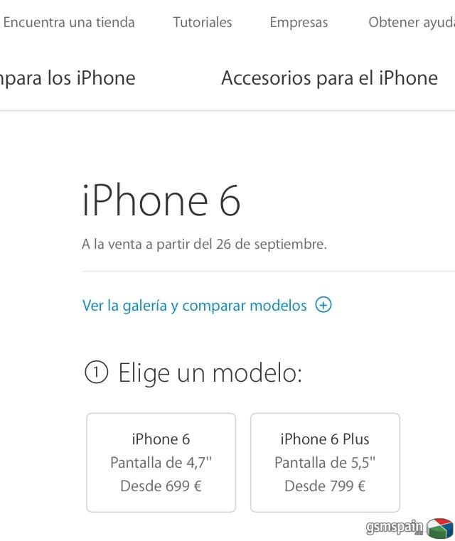 [NOTICIA] Ya tenemos precio definitivo para el iPhone 6