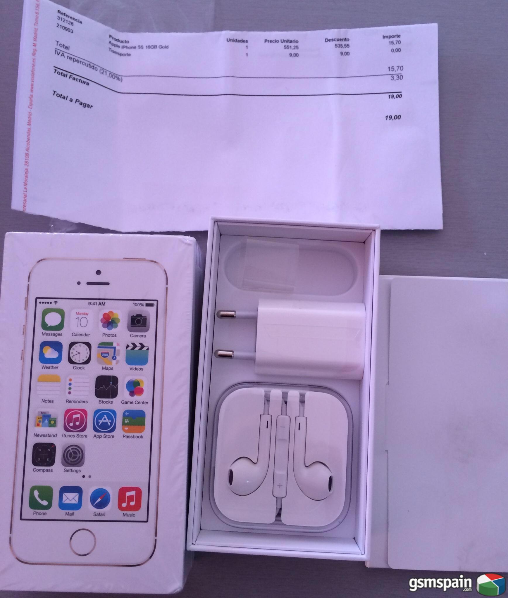 [VENDO] iphone 5s gold libre