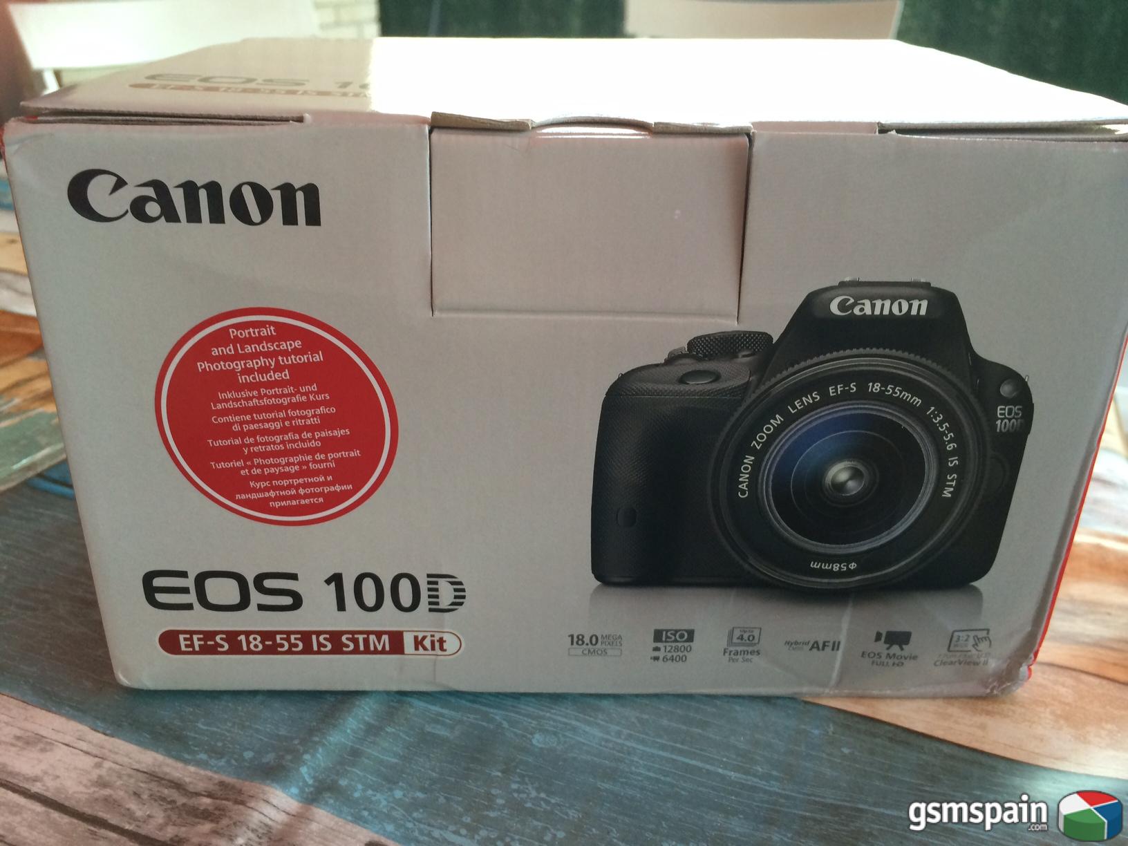 [VENDO] Canon EOS 100D DSLR + Objetivo18-55mm NUEVA