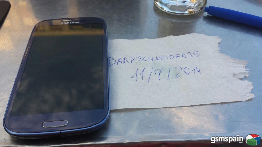 [VENDO] Samsung galaxy s3 pebble blue como nuevo, escucho ofertas
