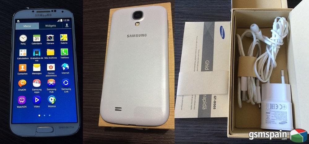 [VENDO] Galaxy S4 i9505 Blanco, IMPOLUTO! con extras, cristal templado, etc.