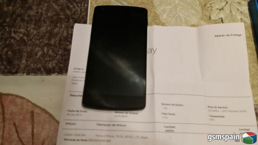 [VENDO] Nexus 5 32G negro libre de origen