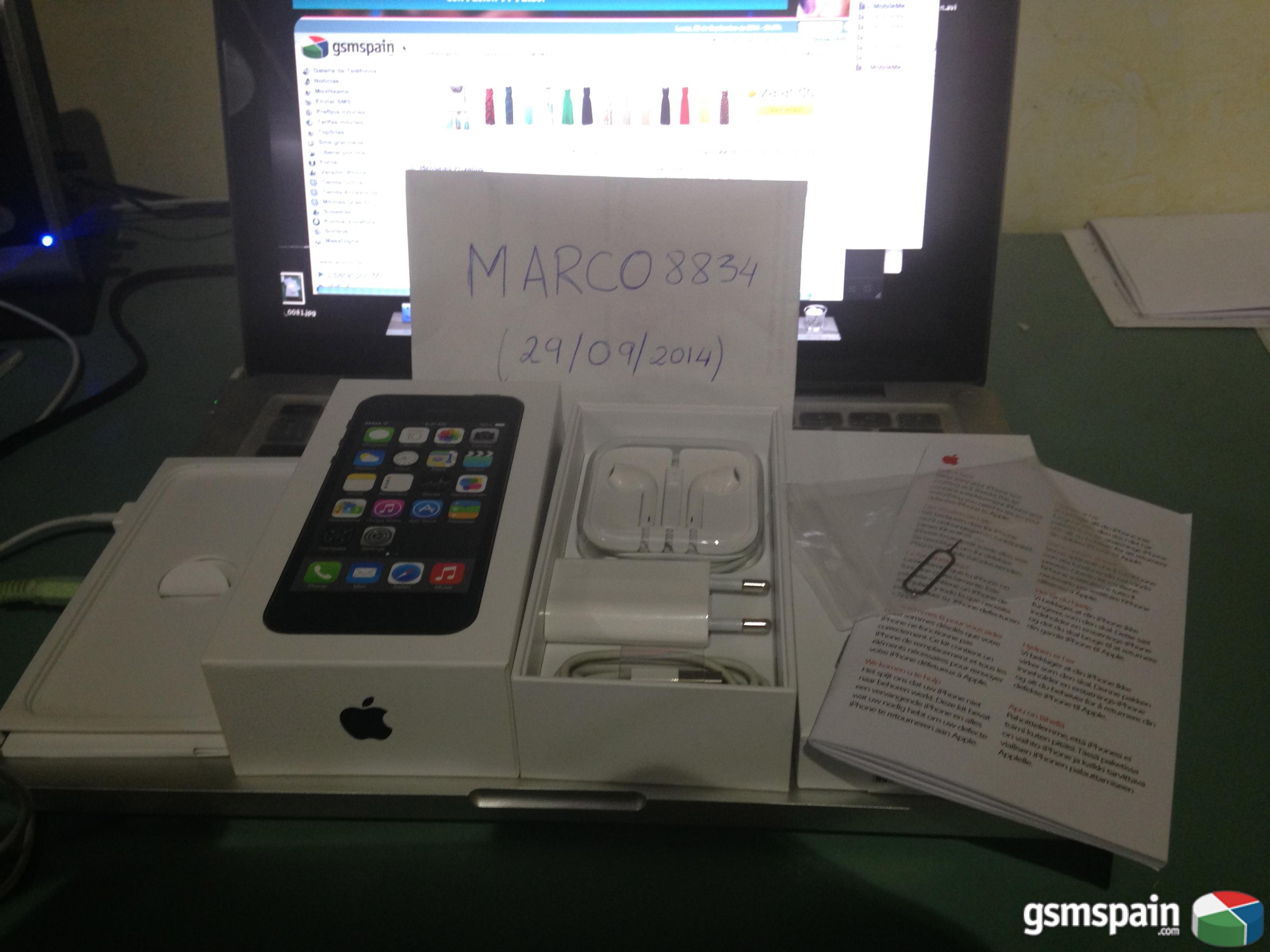 [VENDO] iPhone 5S 16gb (Space Gray). Nuevo, libre, factura y garanta